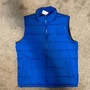 GAP puffer vest blue size L